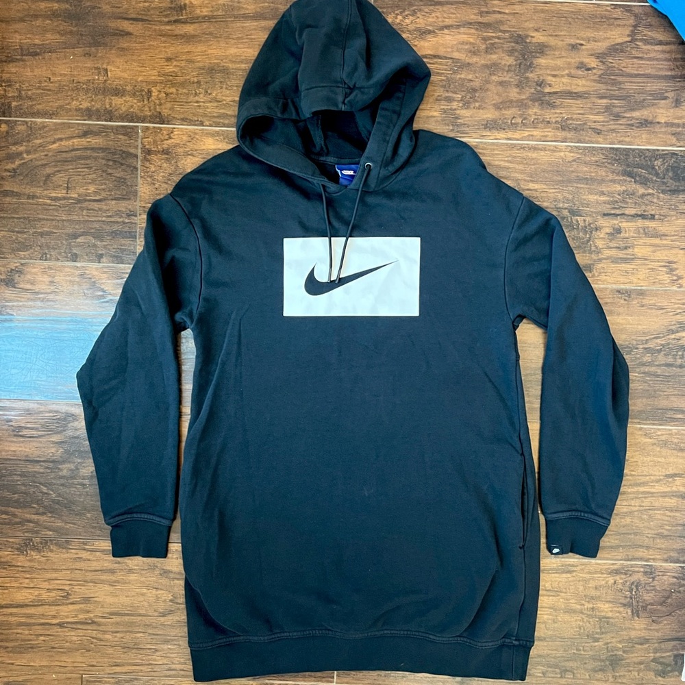 Nike hooded Sweater Dress with pockets (XS) - Picture 1 of 4